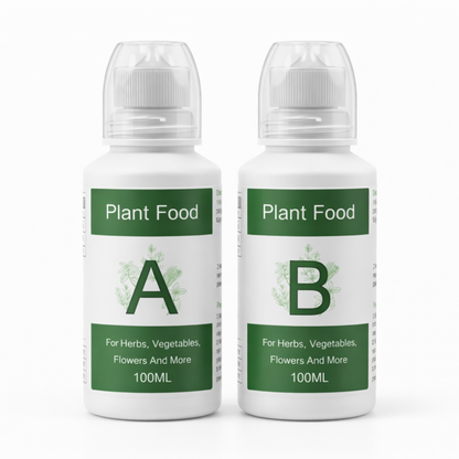 Nouri Hydroponic Nutrients Plant Food A and B – Hydroponics Fertilizer
