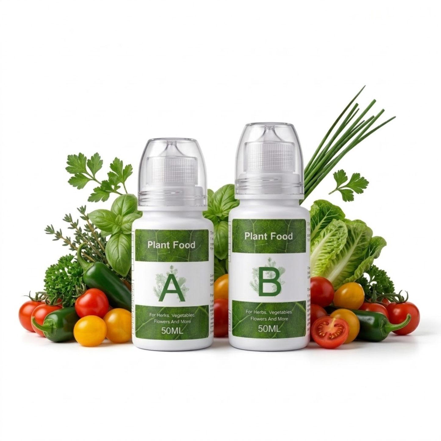 Nouri Hydroponic Nutrients Plant Food A and B – Hydroponics Fertilizer