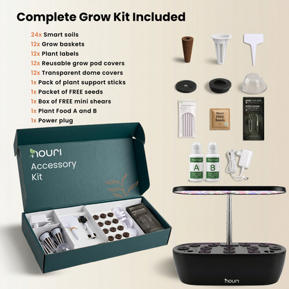 Nouri 12-Pod Indoor Hydroponic Garden
