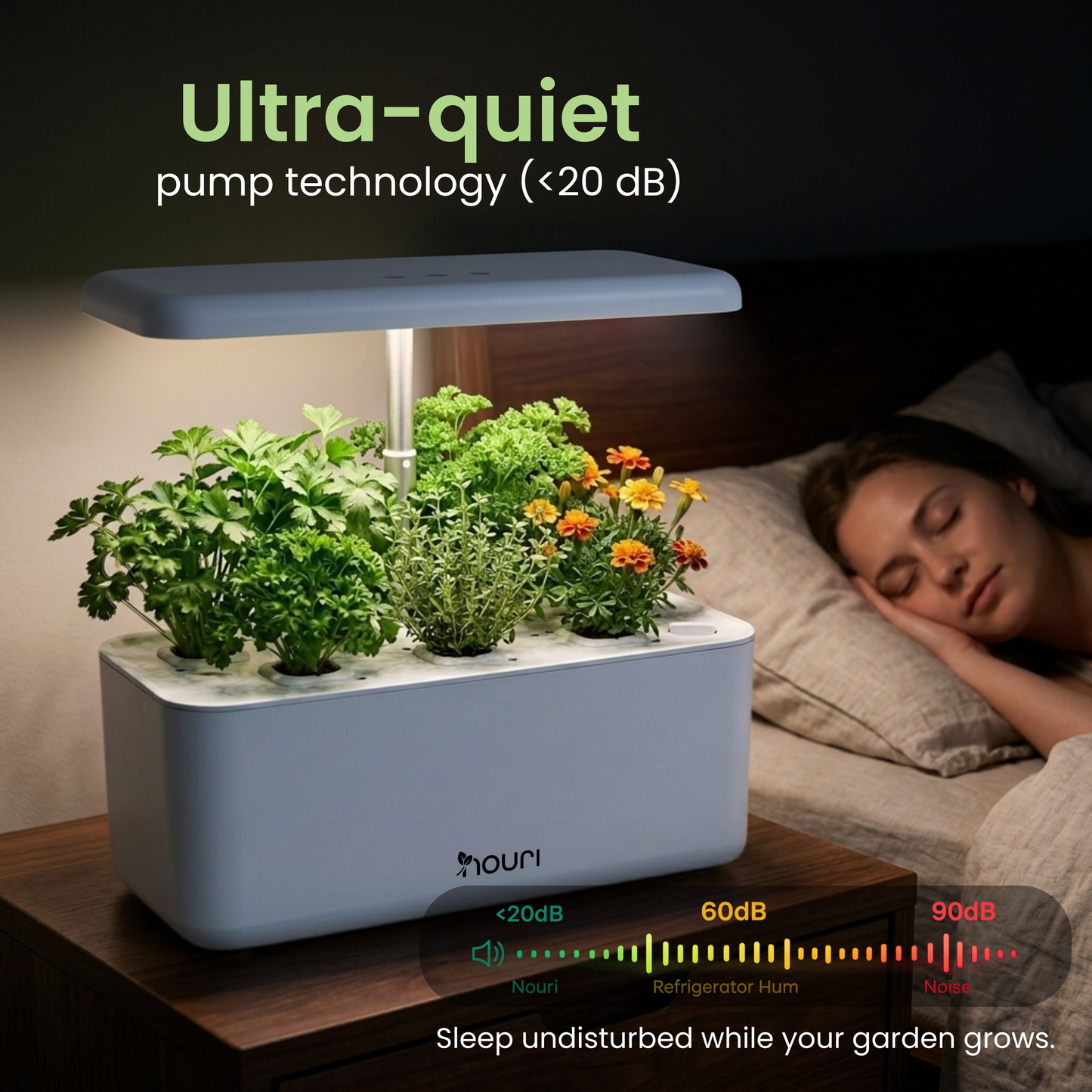 Nouri 7-Pod Indoor Hydroponic Garden