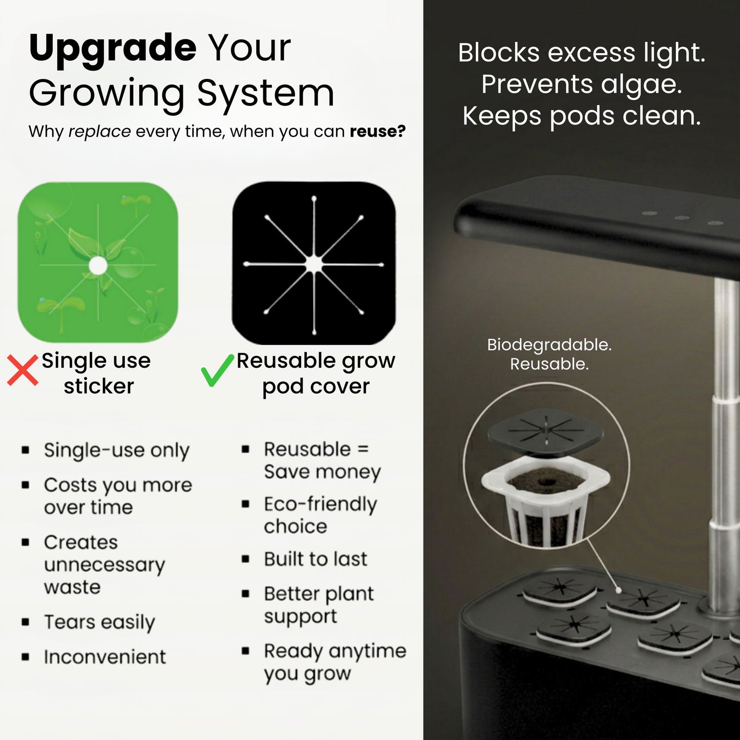 Nouri 7-Pod Indoor Hydroponic Garden