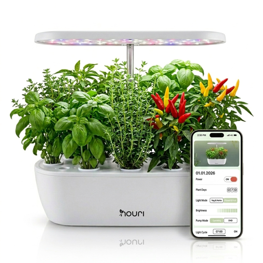 Nouri 12-Pod Indoor Hydroponic Garden