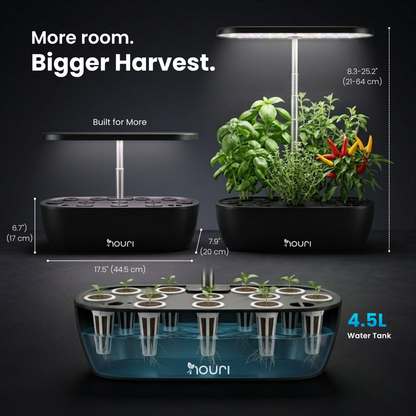 Nouri 12-Pod Indoor Hydroponic Garden