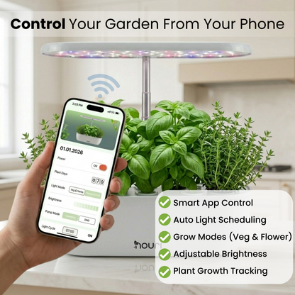 Nouri 12-Pod Indoor Hydroponic Garden