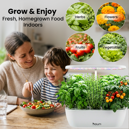 Nouri 12-Pod Indoor Hydroponic Garden