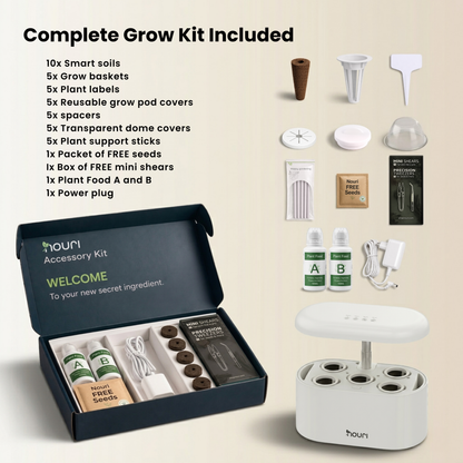 Nouri 5-Pod Indoor Hydroponic Garden