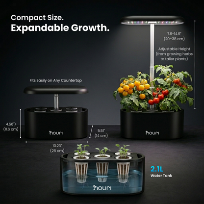 Nouri 5-Pod Indoor Hydroponic Garden