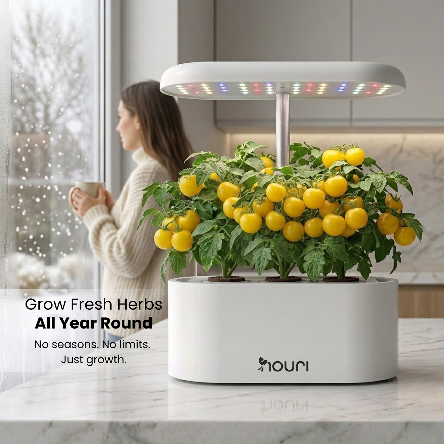 Nouri 5-Pod Indoor Hydroponic Garden