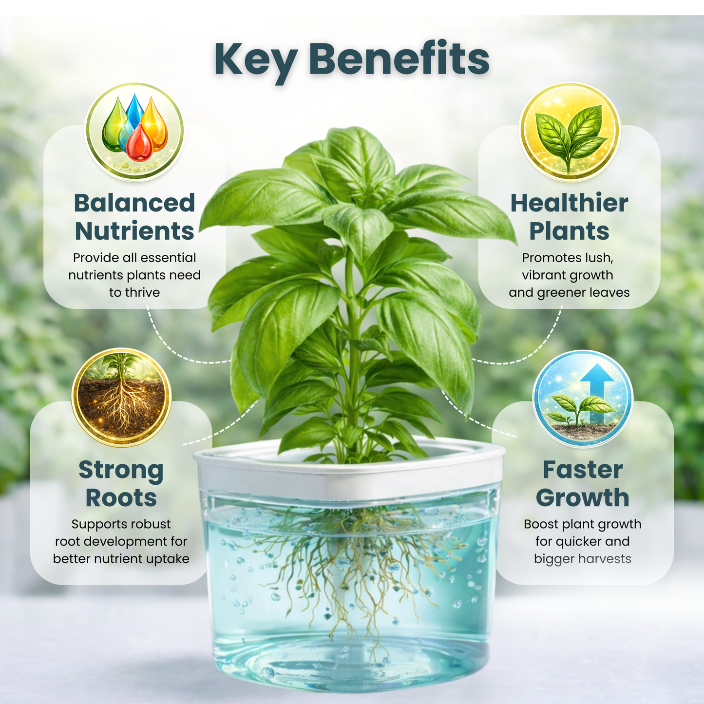 Nouri Hydroponic Nutrients Plant Food A and B – Hydroponics Fertilizer