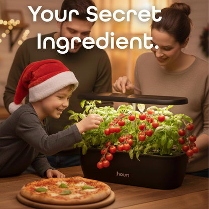 Nouri 5/7/12 pod APP/Smart Garden for Home Cooks | Hydroponics Growing System | LED Grow Lights | Indoor Herb Garden Kit | Herb Growing Kit Indoors for Plant Lovers, Gardeners, Kitchen