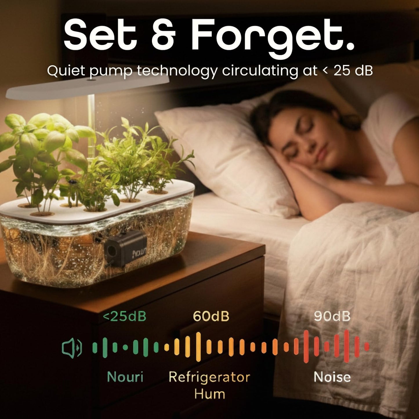 Nouri 12-Pod Indoor Hydroponic Garden