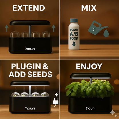 Nouri 12-Pod Indoor Hydroponic Garden