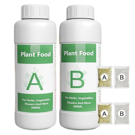Nouri Hydroponic Nutrients Plant Food A and B – Hydroponics Fertilizer